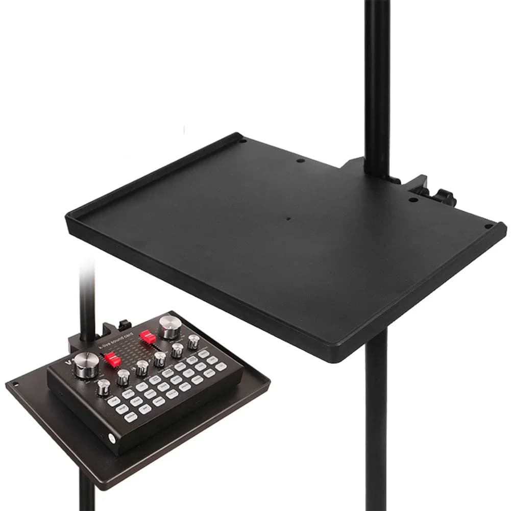 Support for sound card tray clip with microphone support for live tripod Accessories for microphone support New