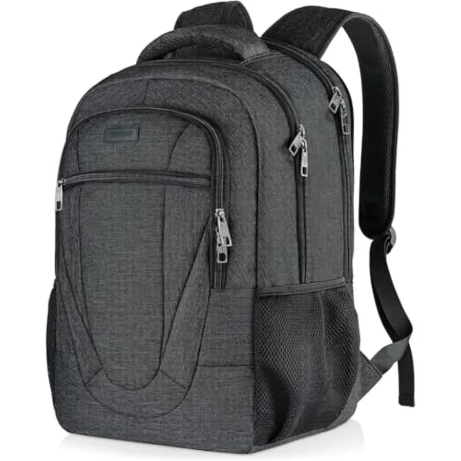 Zaino da viaggio per laptop, zaini scolastici extra large da 17 pollici per ragazzi e ragazze, zaino da donna resistente all'acqua, zaino da lavoro per uomo