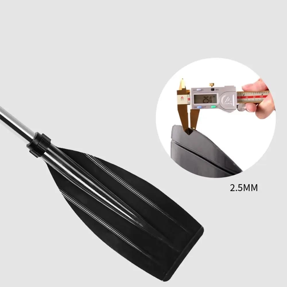 Widely Used Aluminum Alloy Kayak Paddles Anti-twist Design Thicken Canoe Oars Durable Portable Fishing Boat Pulp Marine Sports