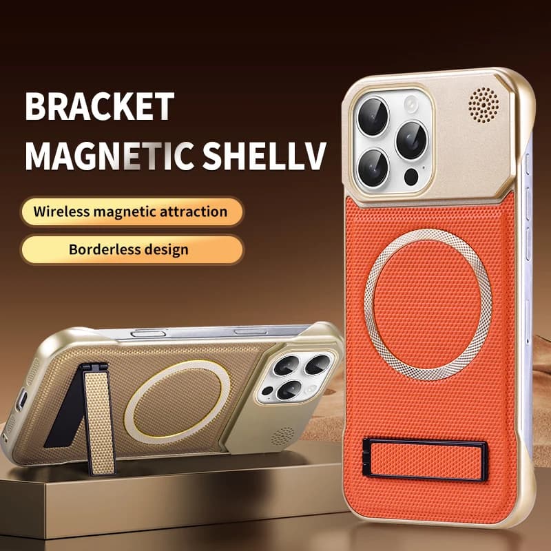 For Magsafe Magnetic Aromatherapy Case Solid Color Leather without Edge for iPhone 16 Pro Max 14 11 12 13 15 Pro Max