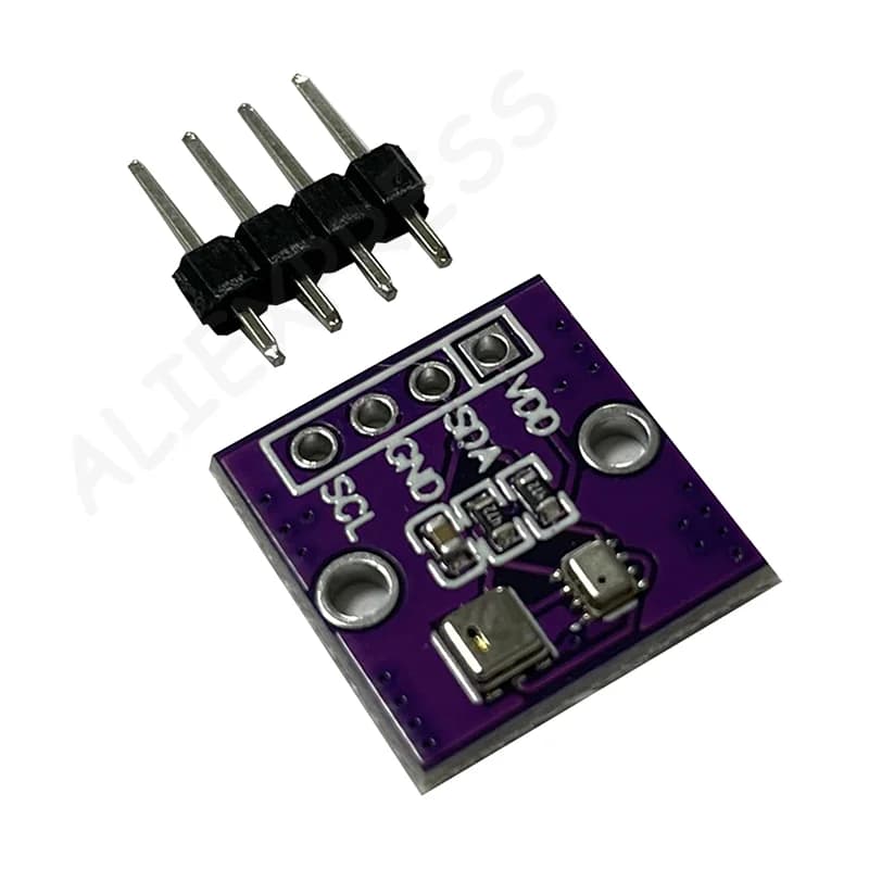 Sensore di precisione AHT20+BMP280 per Arduino, misura temperatura, umidità e pressione dell'aria