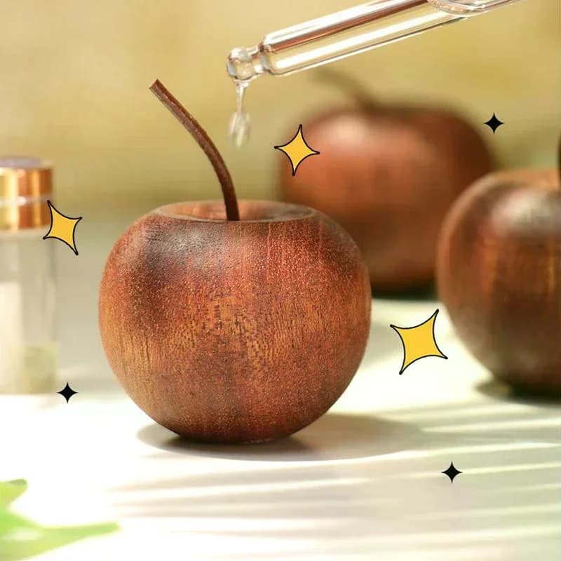 1/2/4 pezzi diffusore di aromi in legno a forma di frutta decorazione di fragranza di lunga durata per soggiorno, ornamento profumato regalo fortunato e benedizione