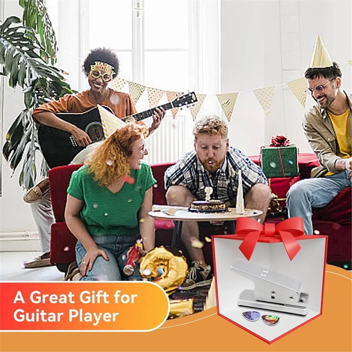 REST Guitar Pick Maker, DIY Guitar Pick Punch Cutter, Heavy Duty DIY Maker Hole Punch DIY Guitar Pick Punch