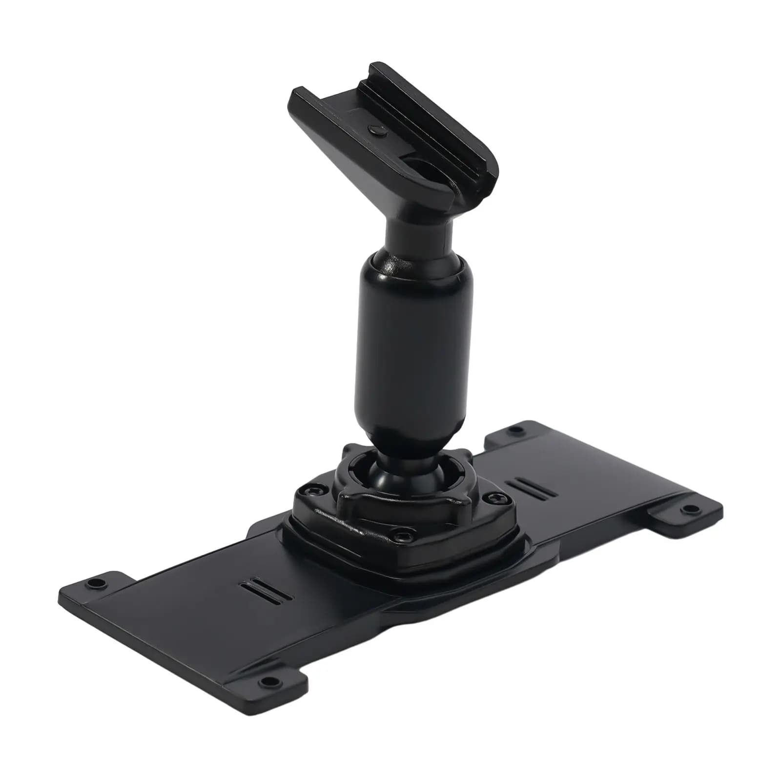 Rear metal panel for rearview mirror with bracket and screw set for dashboard support suitable for car DVR installation