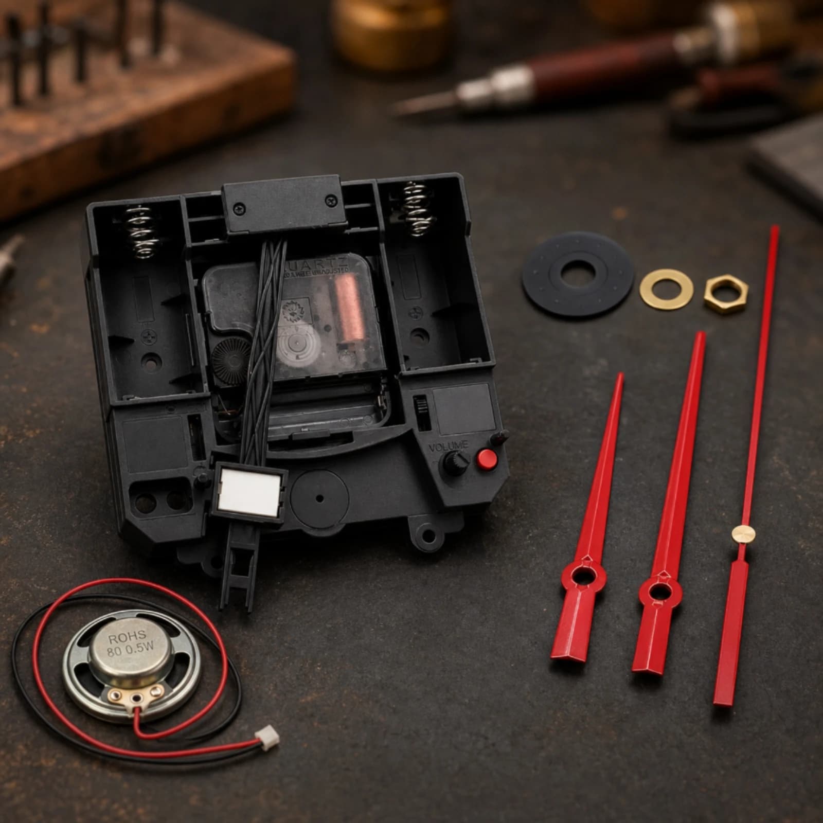 Chiming Pendulum Clock Movement Quartz Clock Movement with Hands Minute Hand Replacing Hour Hand Making for Clockmakers