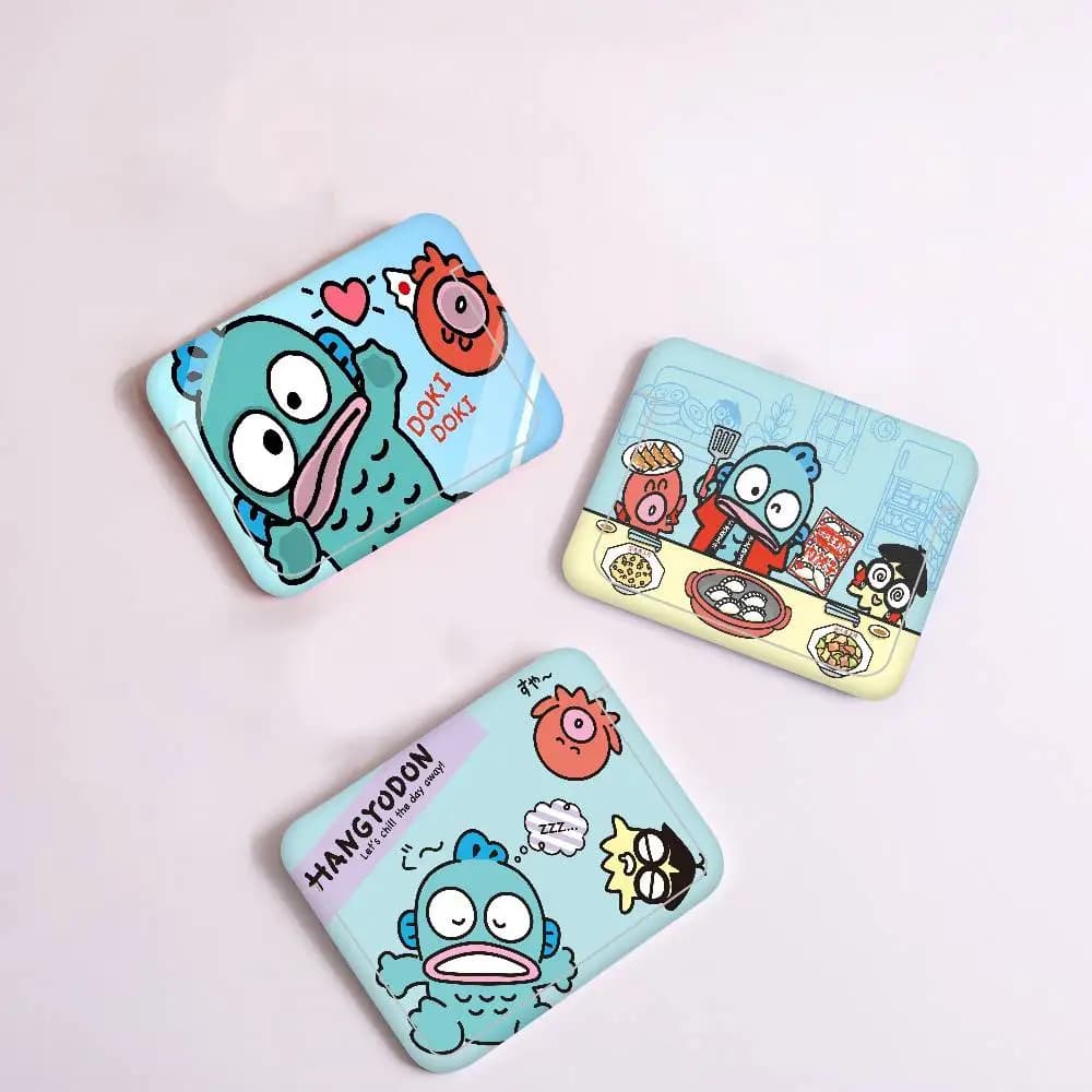 Porta Carte di Credito Cartoon H-HangyodonS con Cordino, Porta Tessere Bancarie, Porta Badge Studenti con Laccetto