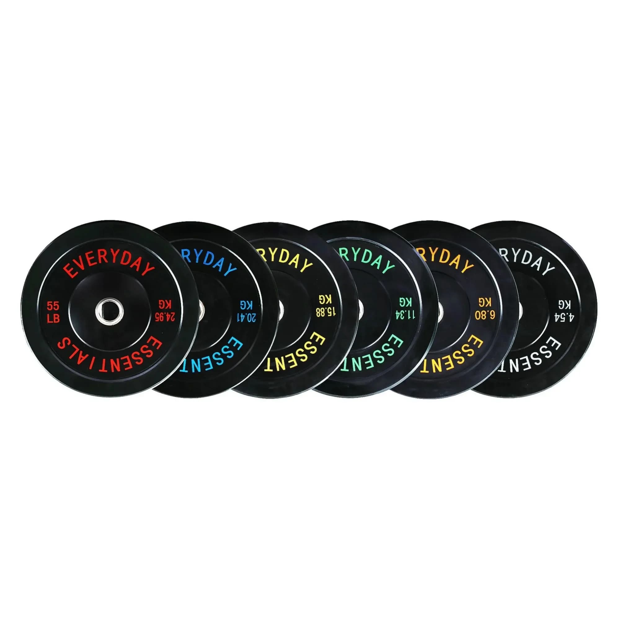 Shock plate Steel hub weight plate, black, single rubber plates with high density of 15 lbs