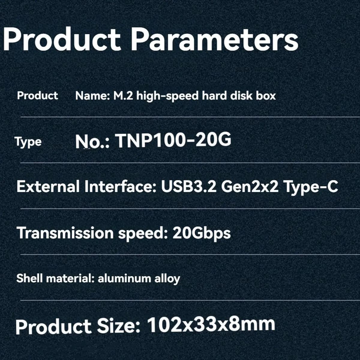 AC※▼●2440-M.2 NVMe SATA SSD Enclosure Adapter Tool-Free USB 3.2 Gen2 20Gbps External NVMe to USB SATA M-Key / B+M Key Silver