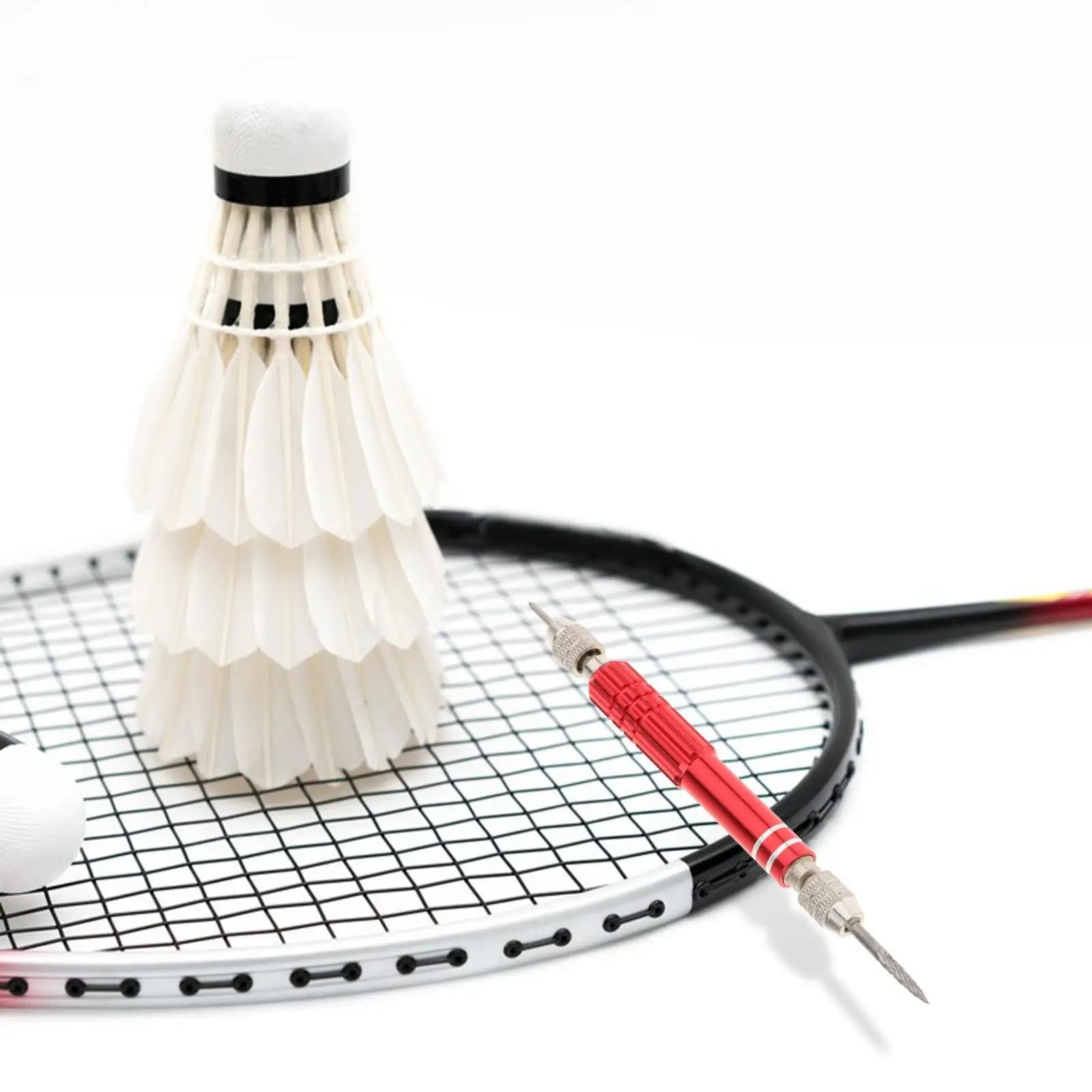 Accessories for repairing the racket with badminton stringer for tennis racket