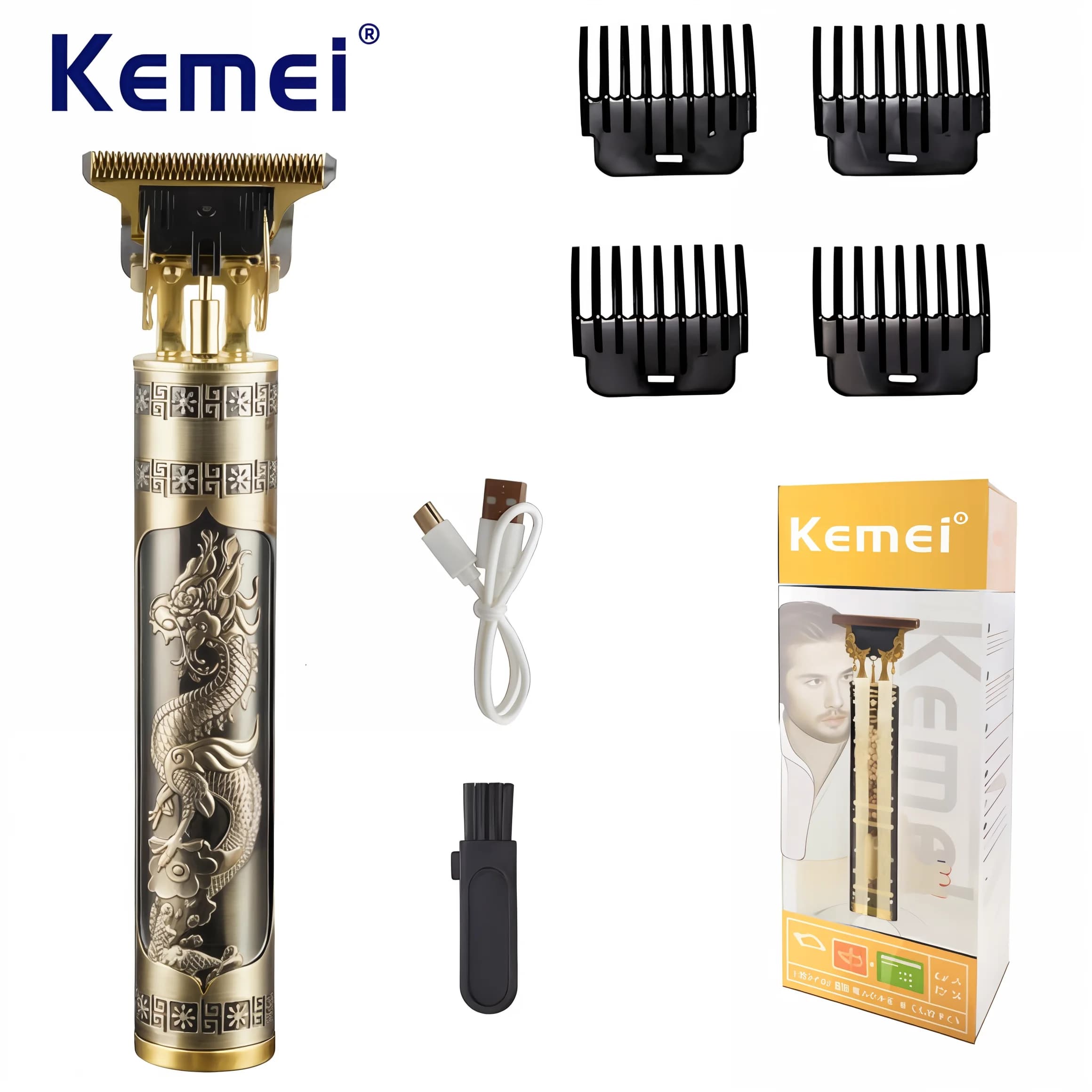 Kemei KM-T9 Professional Electric Haircuts Cordless Haircuts Men's Electric Shaver Haircut
