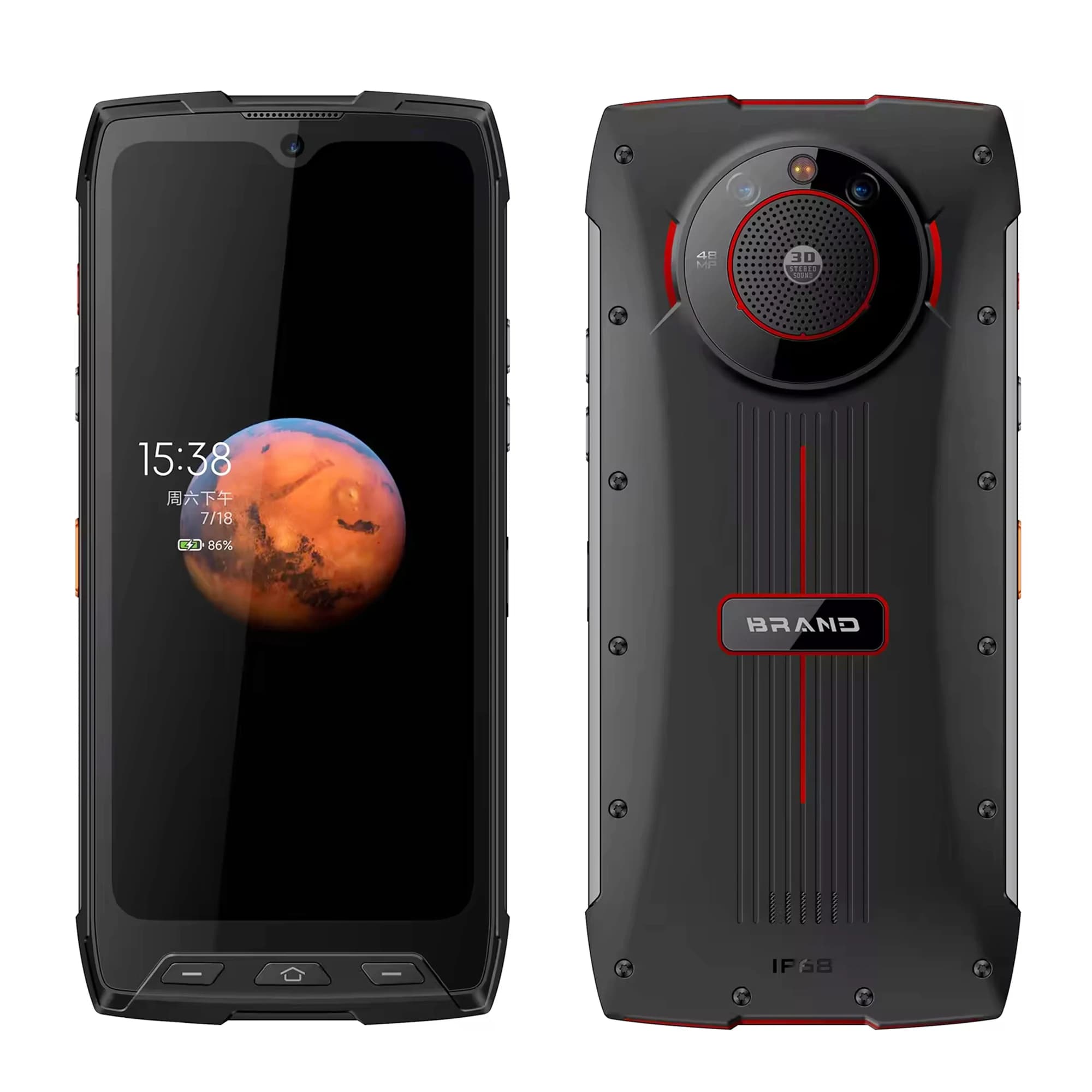 TSSD C06 5G POC Dual Sim Card Rete Touch Screen IP68 MIL STD 810G Cellulare NFC SOS PTT Robusto Walkie Talkie con Telefono Mobile