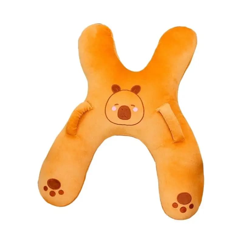 U13F Car Neck Pillow Cartoon Pattern Backseat Cushion Office Sofa Companion