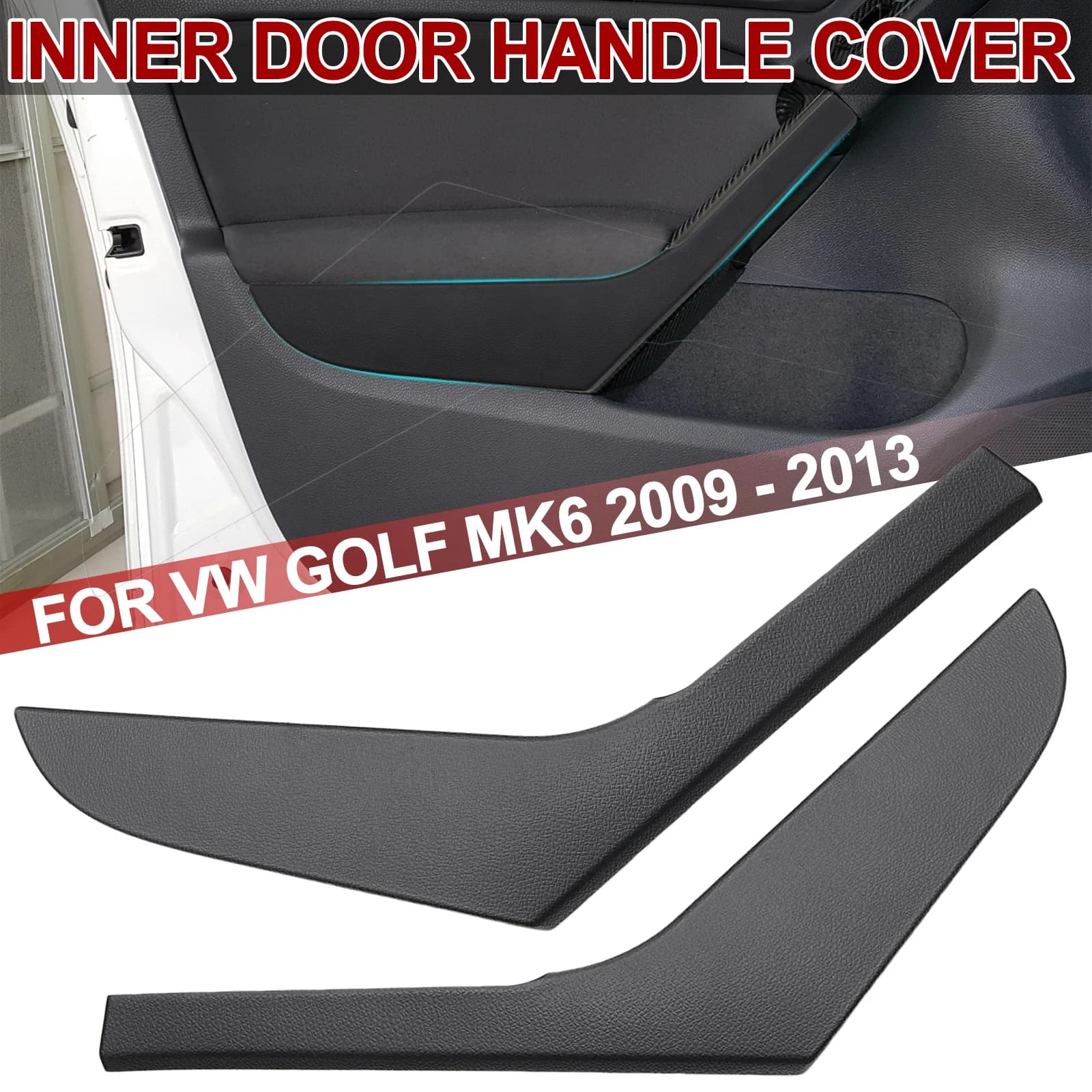 Maniglia interna per porta auto Maniglia interna per porta anteriore sinistra destra per VW Golf 6 MK6 2009 - 2013 5K 4868039 Un 5K 4868040 UN NUOVO