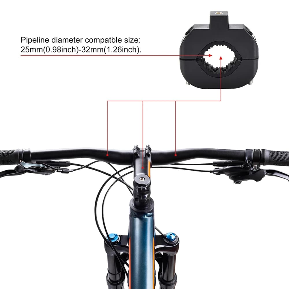 Supporto per altoparlante portatile per bici, supporto antiscivolo per altoparlante per bicicletta, supporto per altoparlante per bicicletta per altoparlante compatibile con Bluetooth JBL Clip5/4