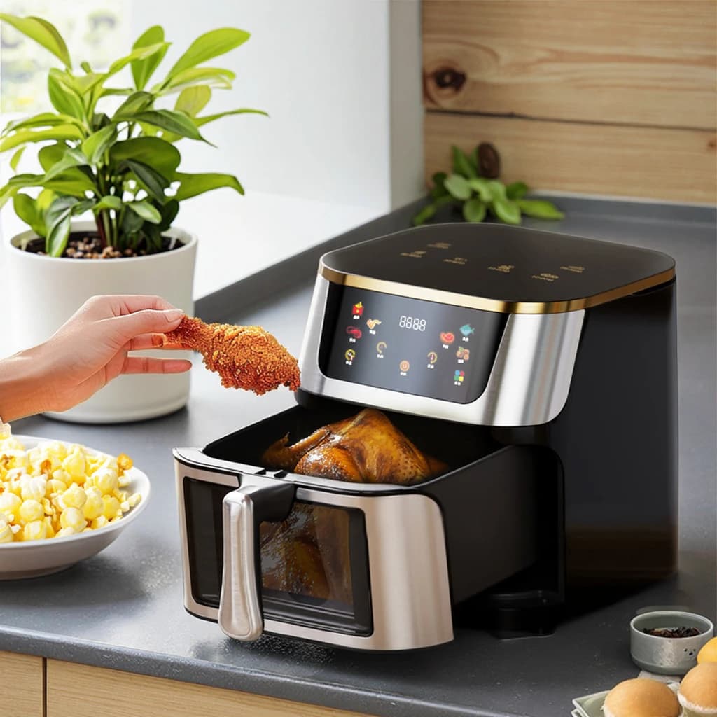 Friggitrice ad aria ODM ad alta potenza 1400 W antiaderente facile da pulire per cuocere e friggere in casa