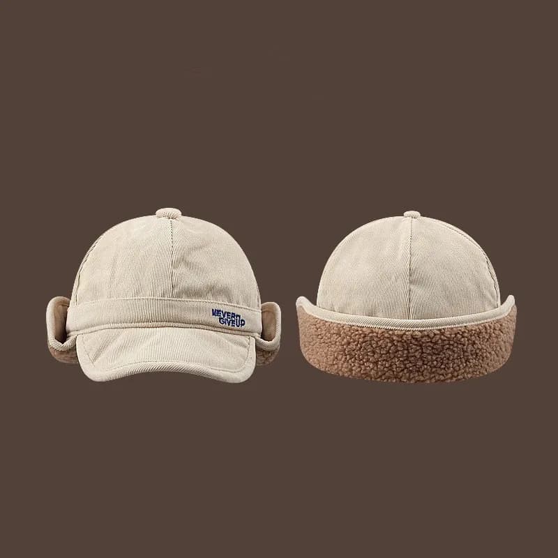 Winter Warm Thicken Baseball Cap Ear Protection Hat Outdoor Windproof Fleece-lined Multifunctional Cycling Ear Coverings Hats