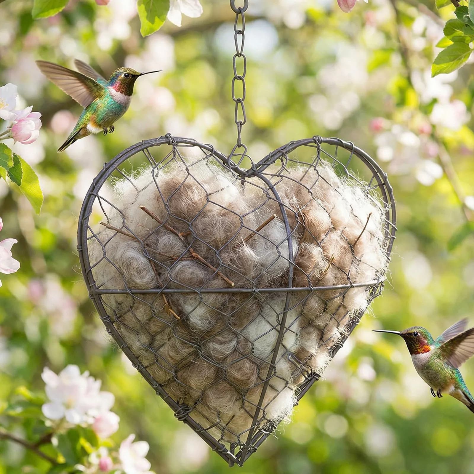 Heart Shape Iron Hanging Flower Basket Small Wall Planter Pot Shelf Decorative Hanging Basket Home Garden Plant Holder Indoor
