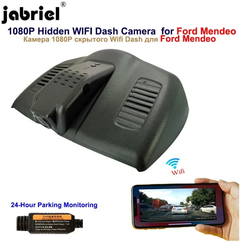 Jabriel Per Ford Mendeo Mk3 Mk4 Mk5 2009 2009 2013 2014 2015 2016 2017 2018 2019 Auto 1080P Wifi Dash Cam Auto Dvr macchina fotografica dell'automobile