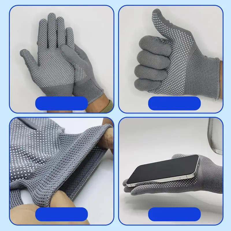 Special anti-coating gloves to smooth curly and permanent hair of size M Heat-resistant and anti-slip Gloves Styling tools for hair care