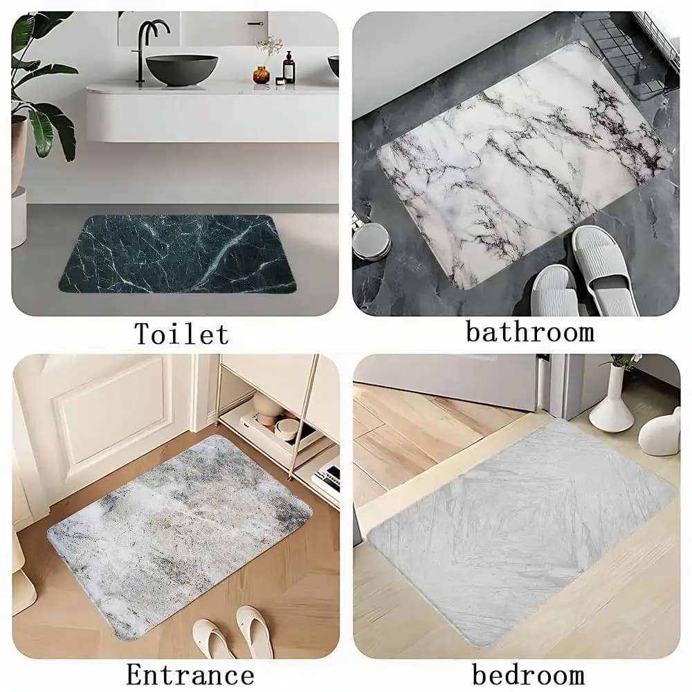 Tappeto in marmo alla moda per soggiorno, tappeto per camera da letto, tappeto d'ingresso, tappeto da esterno