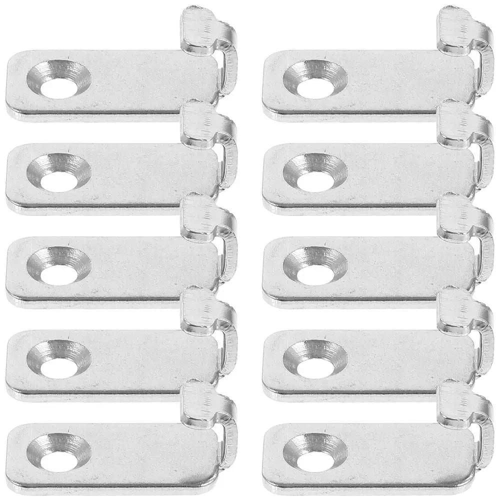 20Pcs Wall Mounted Stainless Steel Heavy Duty Picture Frame Hangers Mini Hooks for Mirrors Ceramic Tile Display Home Office