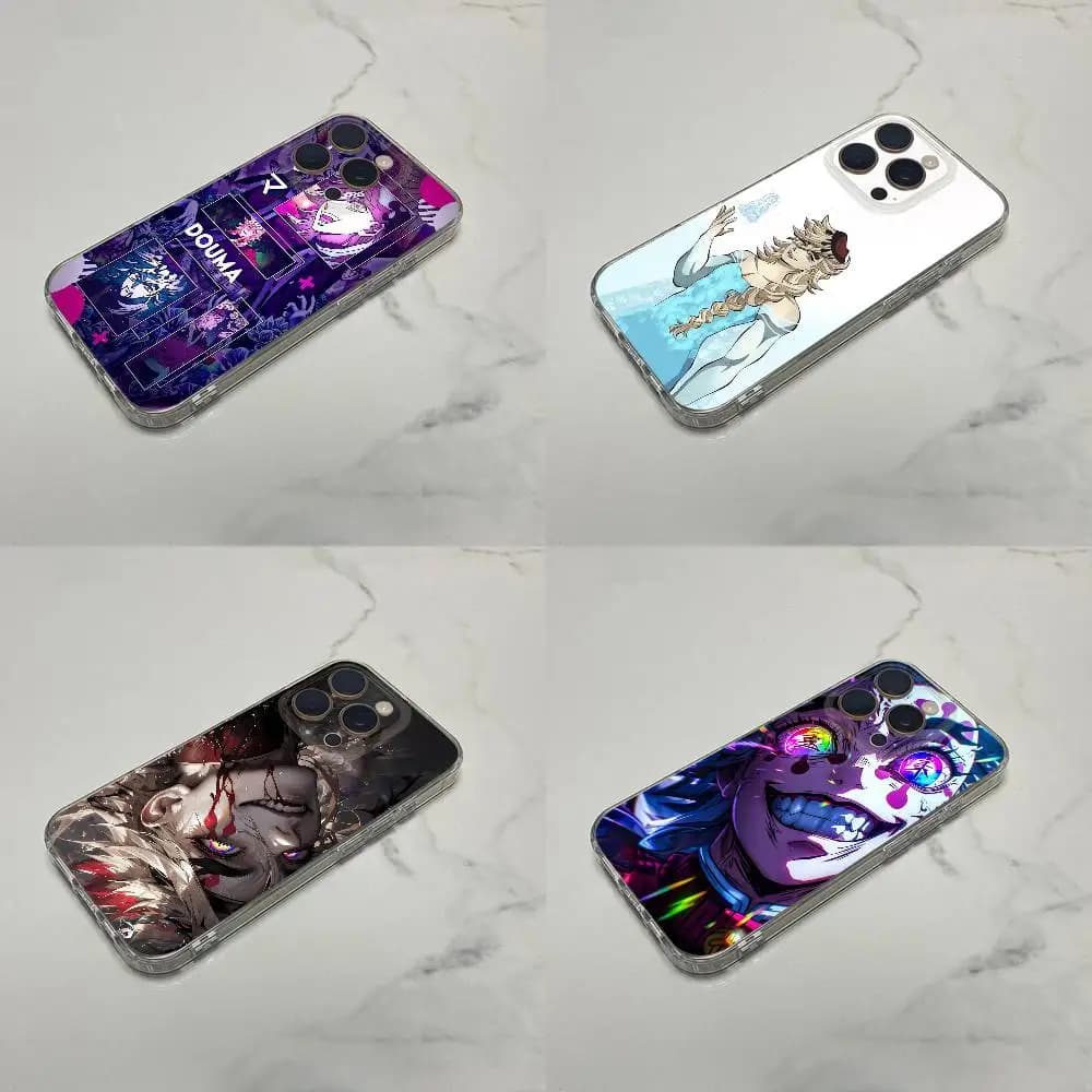 D-Demon Doma Douma S-Slayer Phone Case For iPhone 17,16,15,14,13,12,11 Plus,Pro,Max,Plus,E,SE4,Mini Transparent Box
