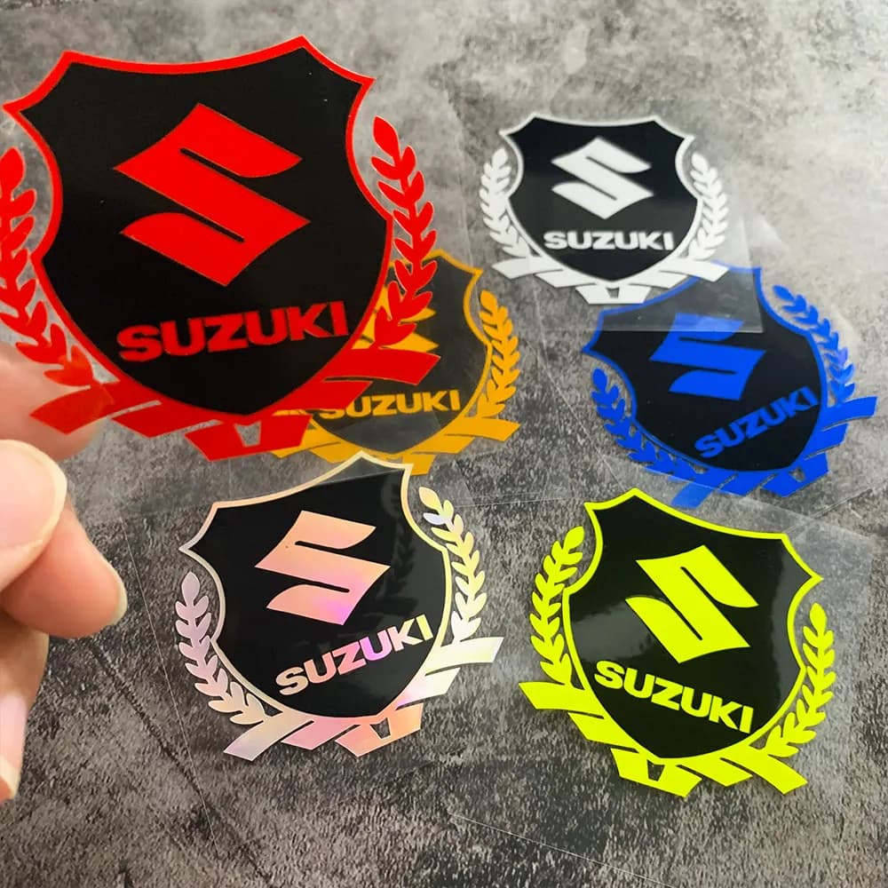Adesivi Riflettenti per Moto Suzuki, Auto, Finestrini, Parabrezza, Casco, Serbatoio, Bagagliaio, Decorazioni per Modifiche