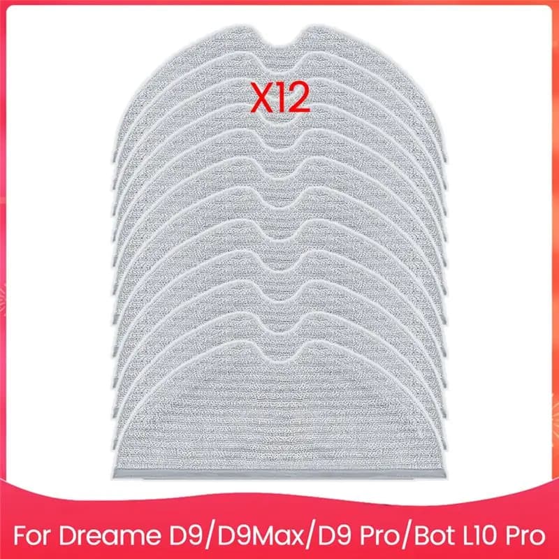A69X-Durable Mopping Pad Replacement For Dreame D9, D9 Max, D9 Pro, And L10 Pro Robot LDS Vacuums;