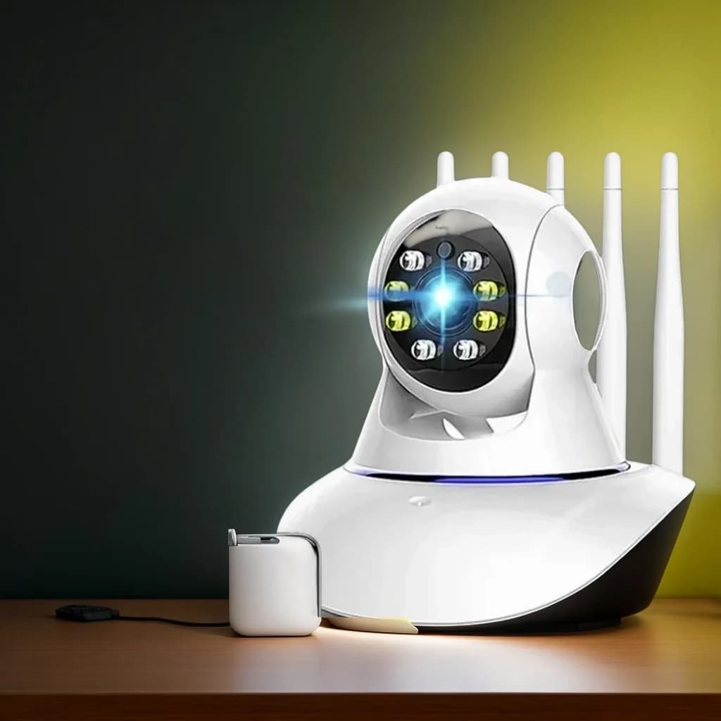 Telecamera di sicurezza domestica wireless - Visione notturna Audio bidirezionale CCTV Baby Monitor IP HD 2MP 3MP Uso interno