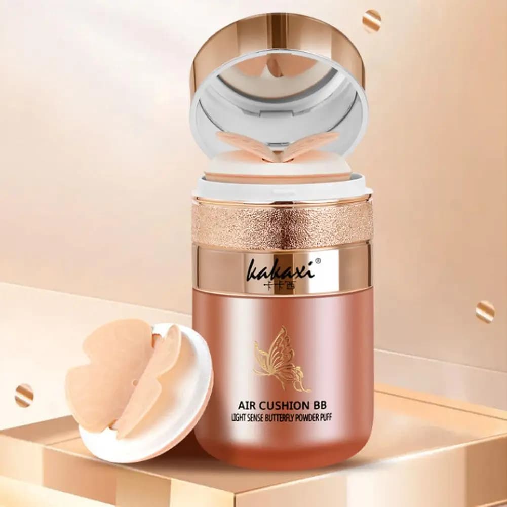 Butterfly Air Cushion BB Cream Cushion Moisturizing Beauty Cream Long-Term Insulating Corrector Liquid BB Cream