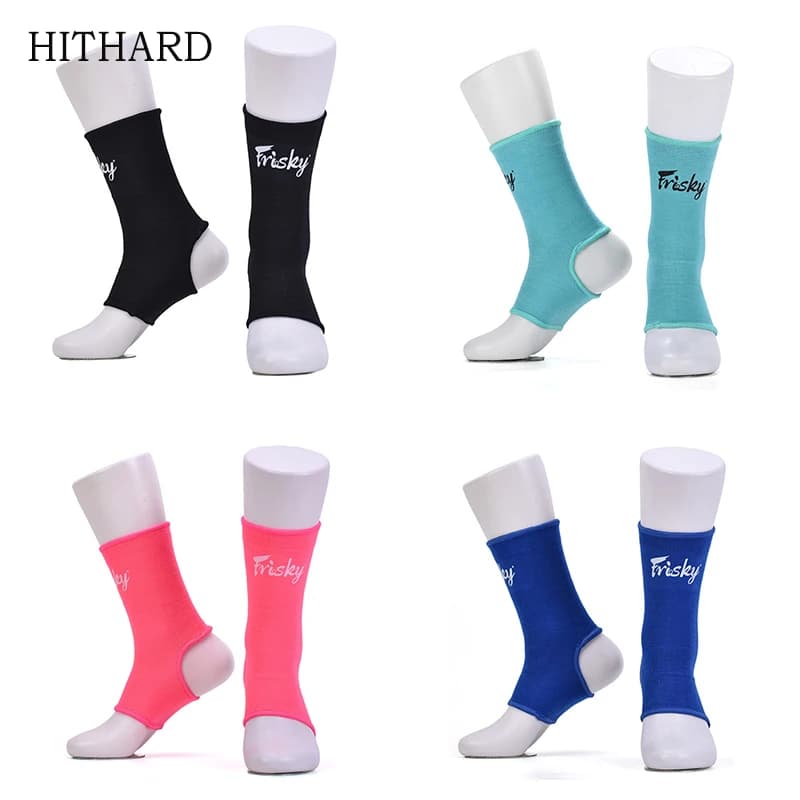 Muay Thai Cavigliera Lotta Kickboxing Boxe Piede Supporto per caviglia Calzini Bretelle sportive Uomo Donna Bambini Protezione per le gambe Accessori MMA