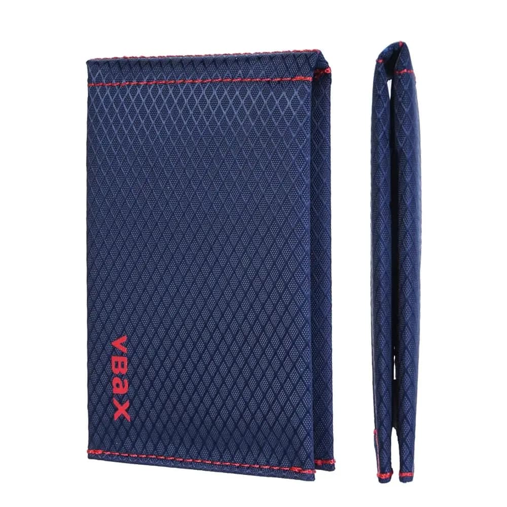 Spedizione Gratuita – Portafoglio Minimalista Sottile con Blocco RFID per Uomo – Porta Carte Bifold Impermeabile in Microfibra per Tasca Frontale – Contiene 10 Carte