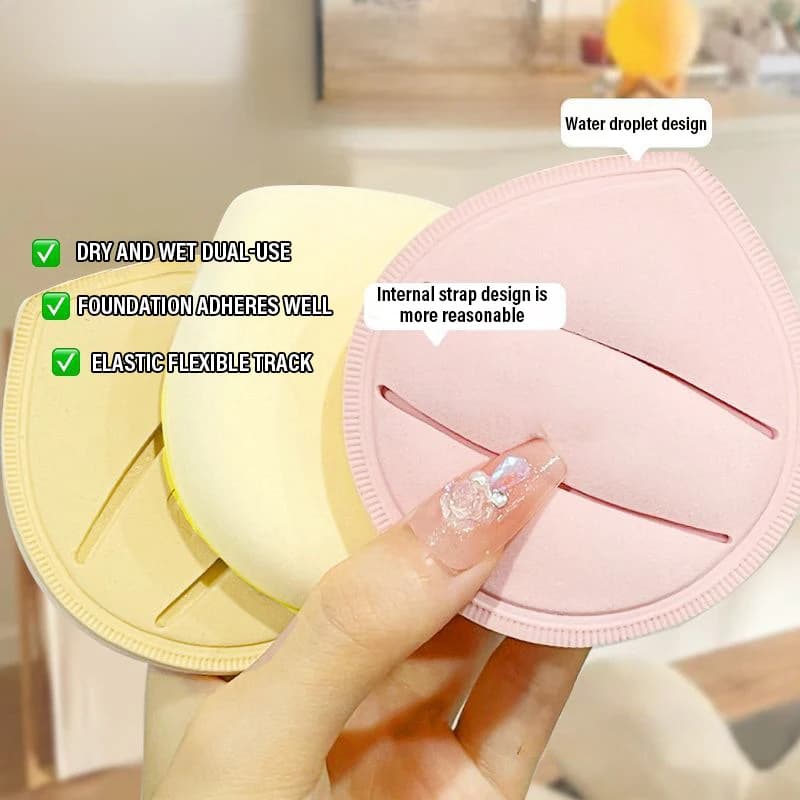 Large Cosmetic Blow Super Soft Sponge Air Bearing Cypriot Headset Corrector Tools for dry and wet make-up Sugar Candy Yarn