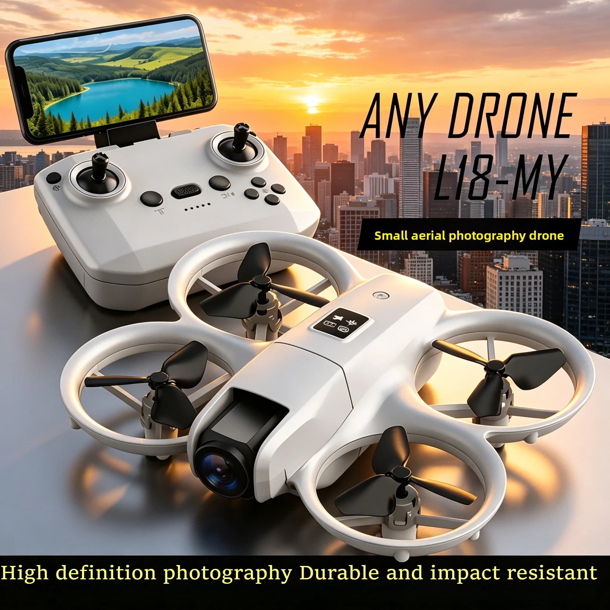 Nuovo Mini Drone Aereo Professionale HD 2026 con Telecamera, Mantenimento Altitudine, Quadricottero, Mini Aeromobile Telecomandato Giocattolo