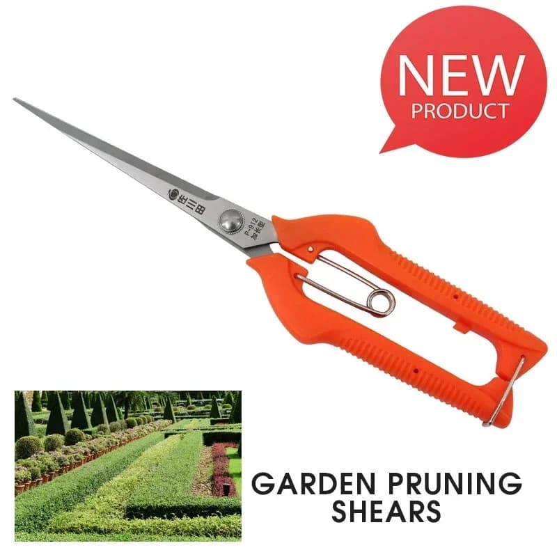 Extended professional garden pruning shears Flower scissors for orange bonsai trees Hand shears for gardening tools 128 cm