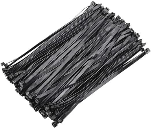 250Pcs 3x200mm Cable Management Assorted Industrial Supply Fasteners Plastic Wire Zip Ties Organiser Nylon Electric Tie