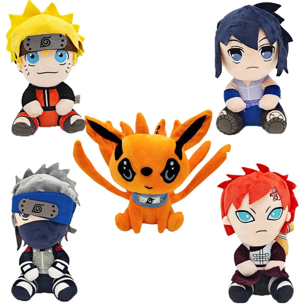 2025 20CM Nuovo Naruto Peluche Bambola Creativo Carino Cuscino Hokage Simulazione Bambola Regalo Di Compleanno Per Bambini Collezione di Giocattoli