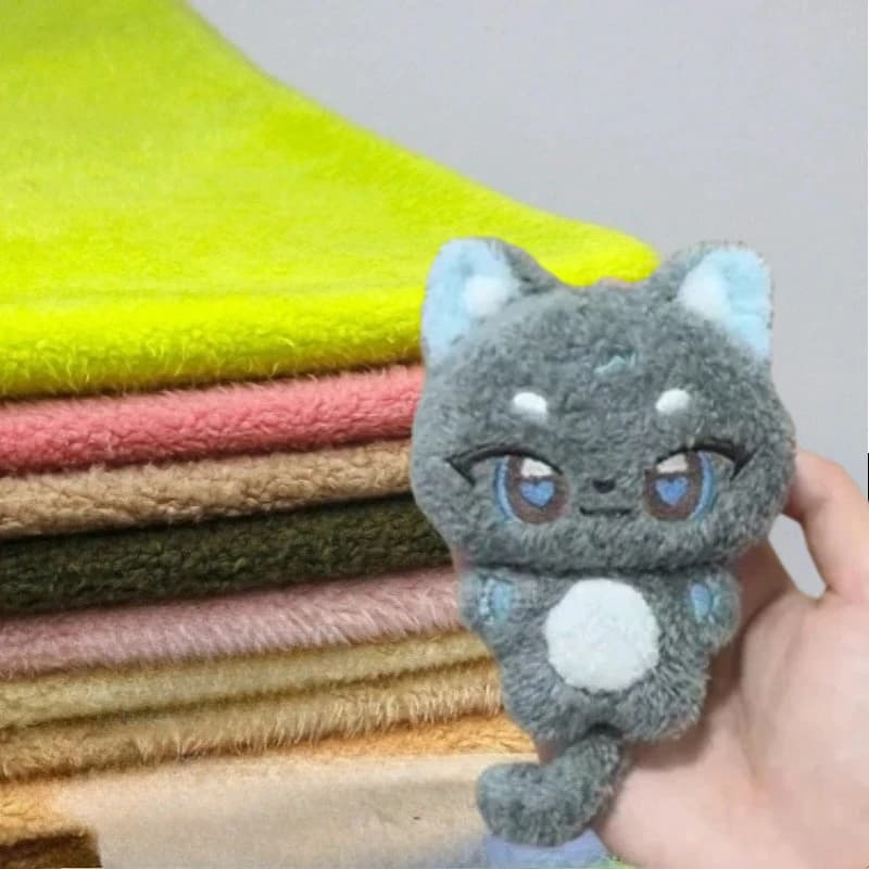 Soft Plush Fabric for Diy Sewing Pillow Doll Clothing Lining Home Textile Scarf Background Cloth Material By The Yard