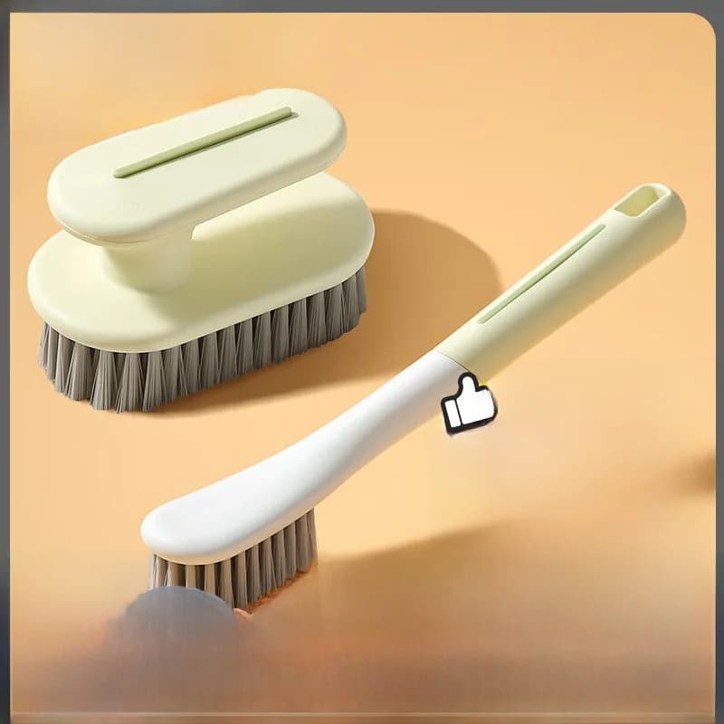 Long Handle Soft Bristle Shoe Brush for Cleaning Shoes And Clothes Non-Damaging Household Multi-Functional Brush