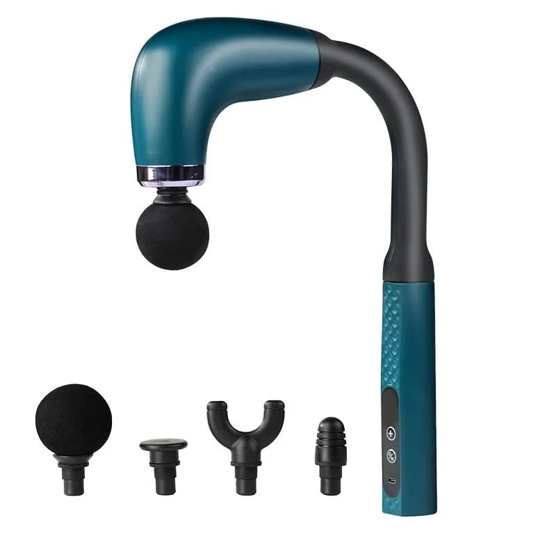 Smart Band Gun Body Relaxation Trigger Point Massager High Frequency Vibration Hammer with Long Folded Handle for Fitness