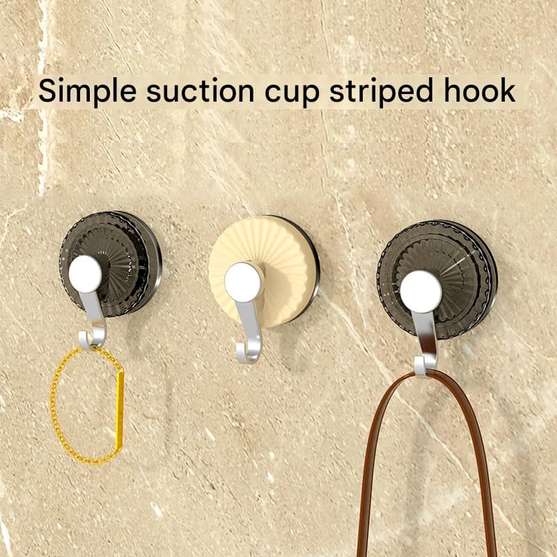 Strong Suction Cup Hook No Punching Required High Adhesion Wall-Mounted Clothes And Towel Storage For Bedroom Behind Doors