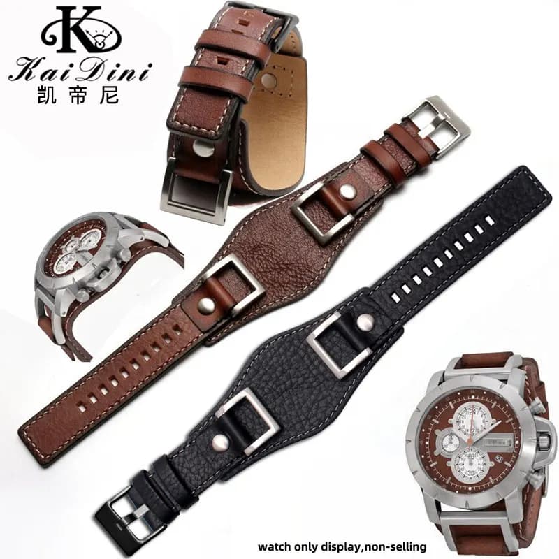 High Quality leather strap For Fossil JR1157 Cowhide Watchband Men Watch Band Vintage Bracelet Retro Style Watch accessories