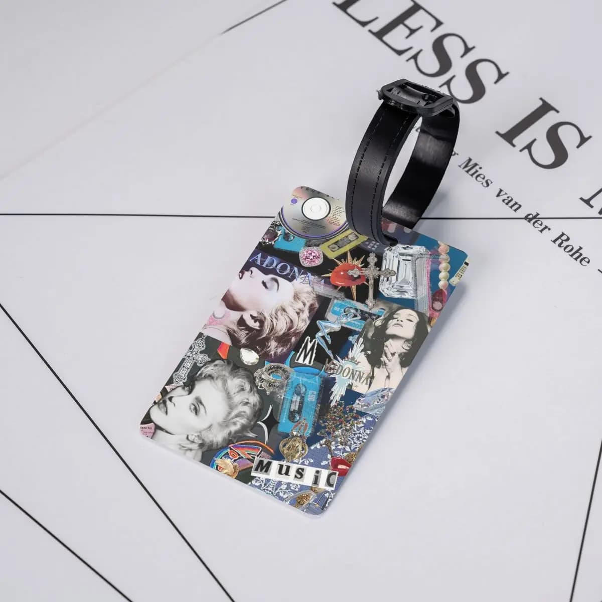 Etichette per Bagagli Madonna, Accessori per Valigie, Targhette per Bagagli da Viaggio, Porta Etichette con Nome e Indirizzo