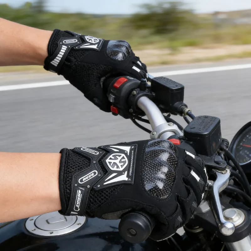 Motorcycle gloves Scoyco MC20 with carbon fiber accessories, breathable, for cycling, climbing, running, driving, for men and women