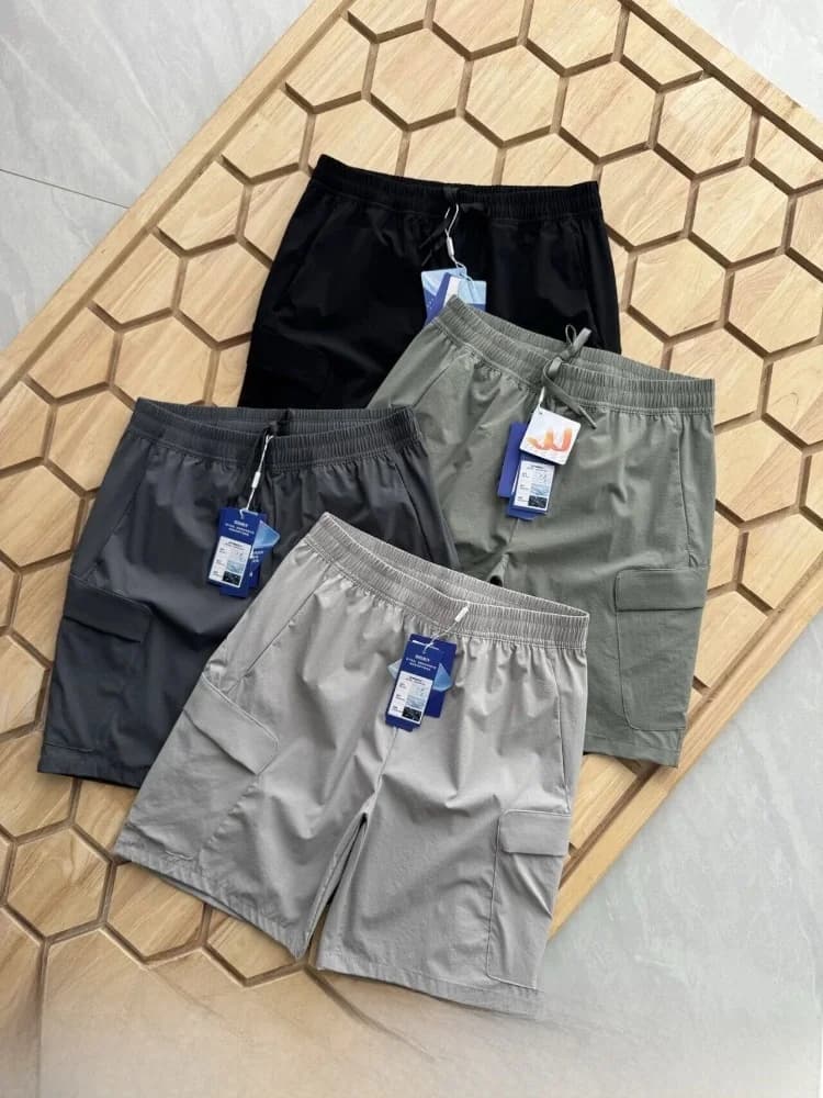 Serie Viaggi d'Affari: Pantaloncini da Uomo 3D Multi-Pezzo a Rapida Asciugatura per Esterni, Morbidi, Serie Viaggi Urbani, Nuova Collezione Estiva
