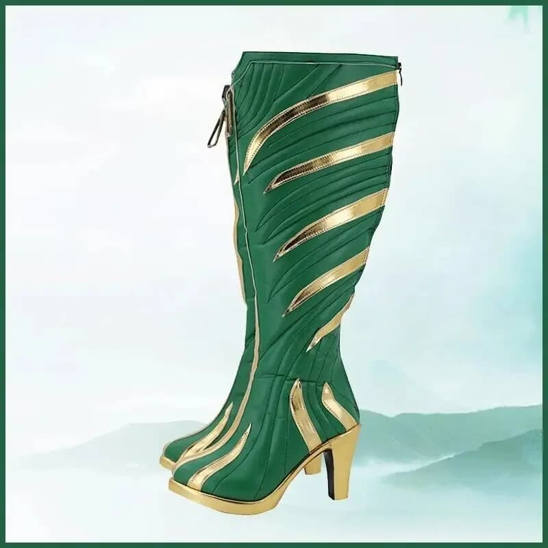 Gioco Scarpe Cosplay Apex Legends Loba Stivali Accessori per costumi di Halloween Oggetti di scena Made6;d'3,h'7.b;