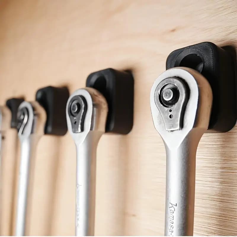 3PCS/ set Wall hooks Tool Kit Wrench Storage Rack Used for Impact Resistant Installation of Toolbox Drawers Suitable for 1/4