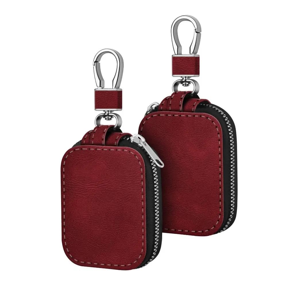 PU leather zipper universal shockproof luxury case for wireless earphones suitable for Airpods Classic earphone protective case