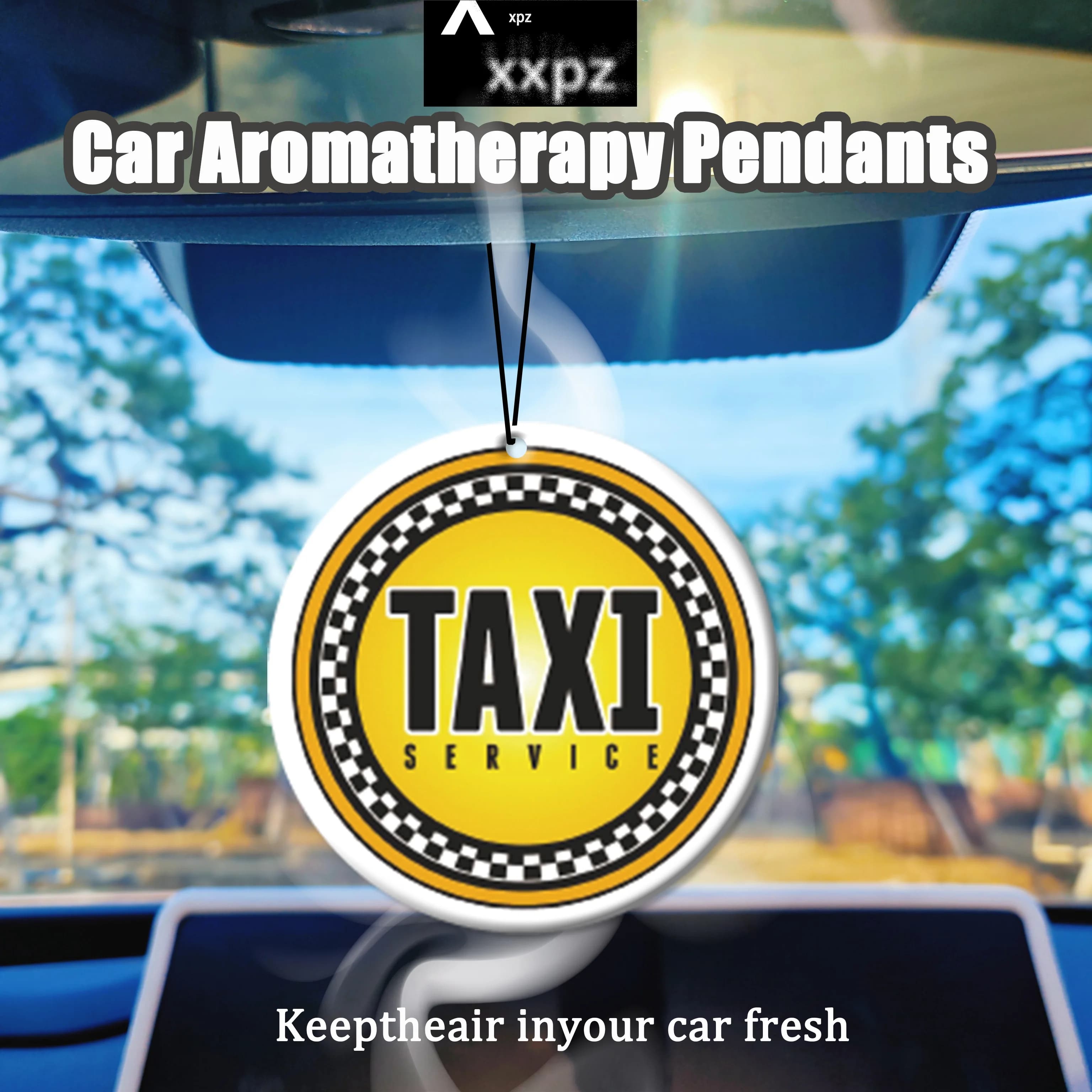 Deodorant for car in the shape of a taxi, long-lasting perfume, removes smells, fresh fragrance for interior car, new for car
