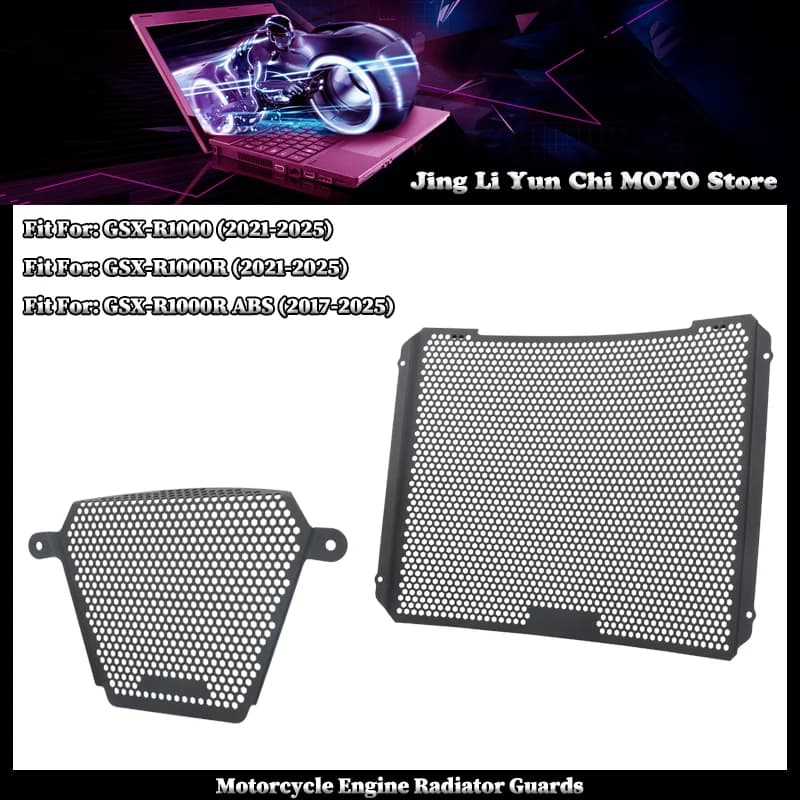 Protezione per Radiatore e Griglia del Radiatore per Moto SUZUKI GSX-R1000 GSX-R1000R ABS GSXR1000RABS GSXR1000 1000R